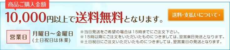 10,000円以上で送料無料